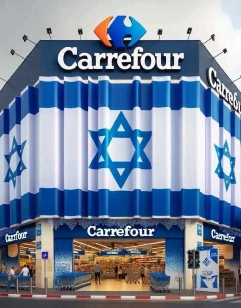 Panamza's tweet photo. N'oubliez pas de BOYCOTTER le groupe #Carrefour de @bompard et ses enseignes #Proxi, #Supeco, #Match, #BioCBon https://t.co/QqS5WKPGw8