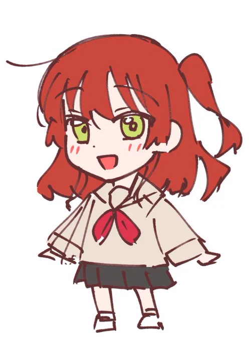 デフォルメ郁代、試し書き 