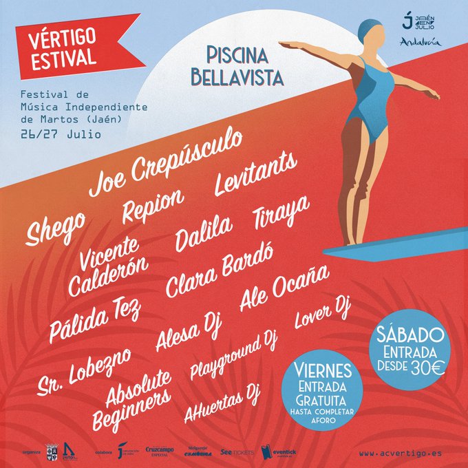 josemarirey's tweet photo. 🔥🔥📣 Otra de las citas estivales de @levitants_  es el #VertigoFestival de #Martos(Jaen).

📆Sábado 27 de Julio
🎟️👉https://t.co/NH3lIuZsjI https://t.co/urv9abVbwP