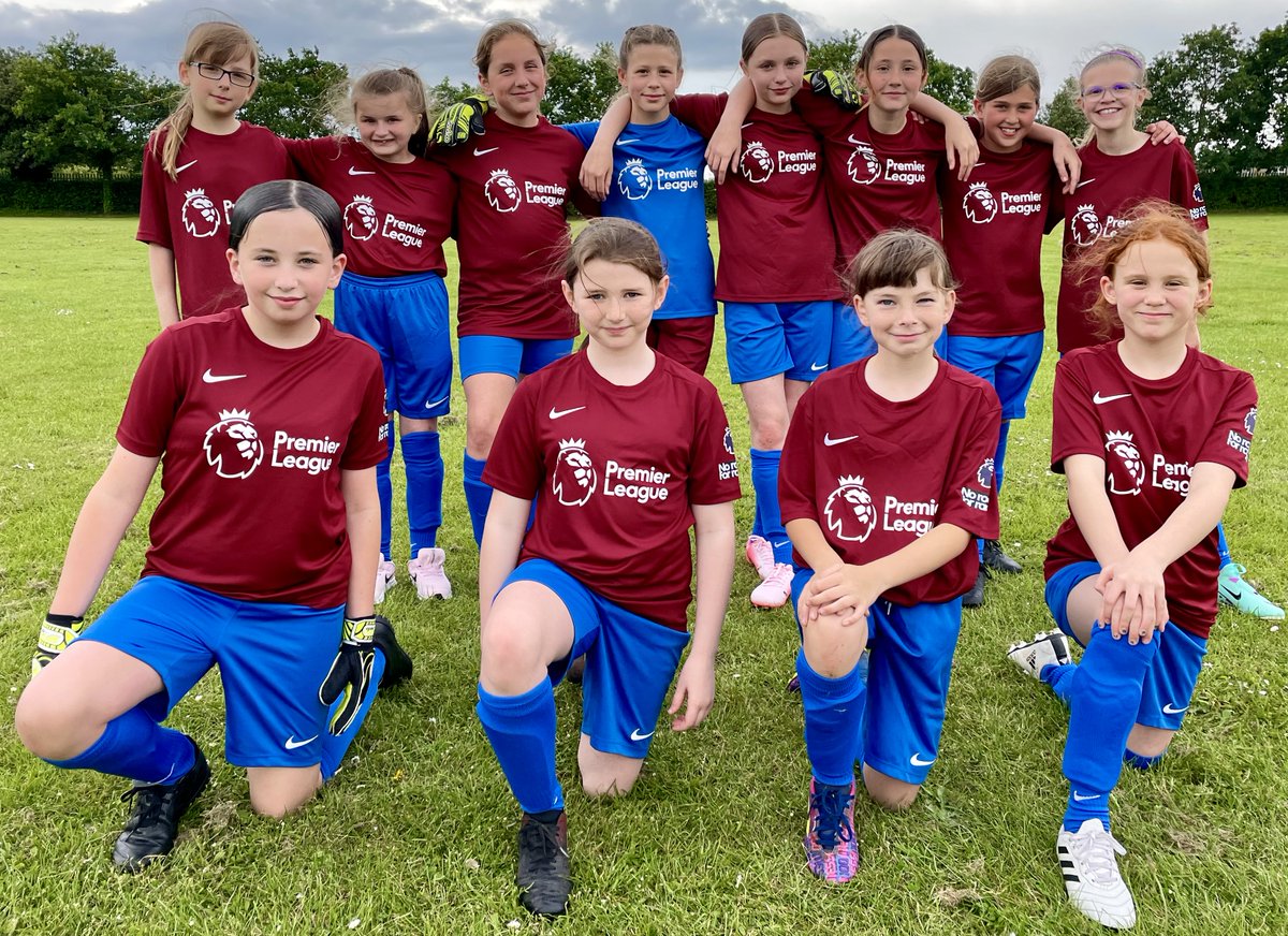 WestnorfolkSSP's tweet photo. Downham Cluster Girls Football Tournament @HolyCrossCofE @denver_vc hosted at Hillcrest Primary. Great support from the Sports Leaders from @DMA_PE_Dept Well done to all who took part @NorfolkSchFA @Lionesses @YLPSport @TheLynnNews @downhamtownfc https://t.co/ZfnrPv5CjM