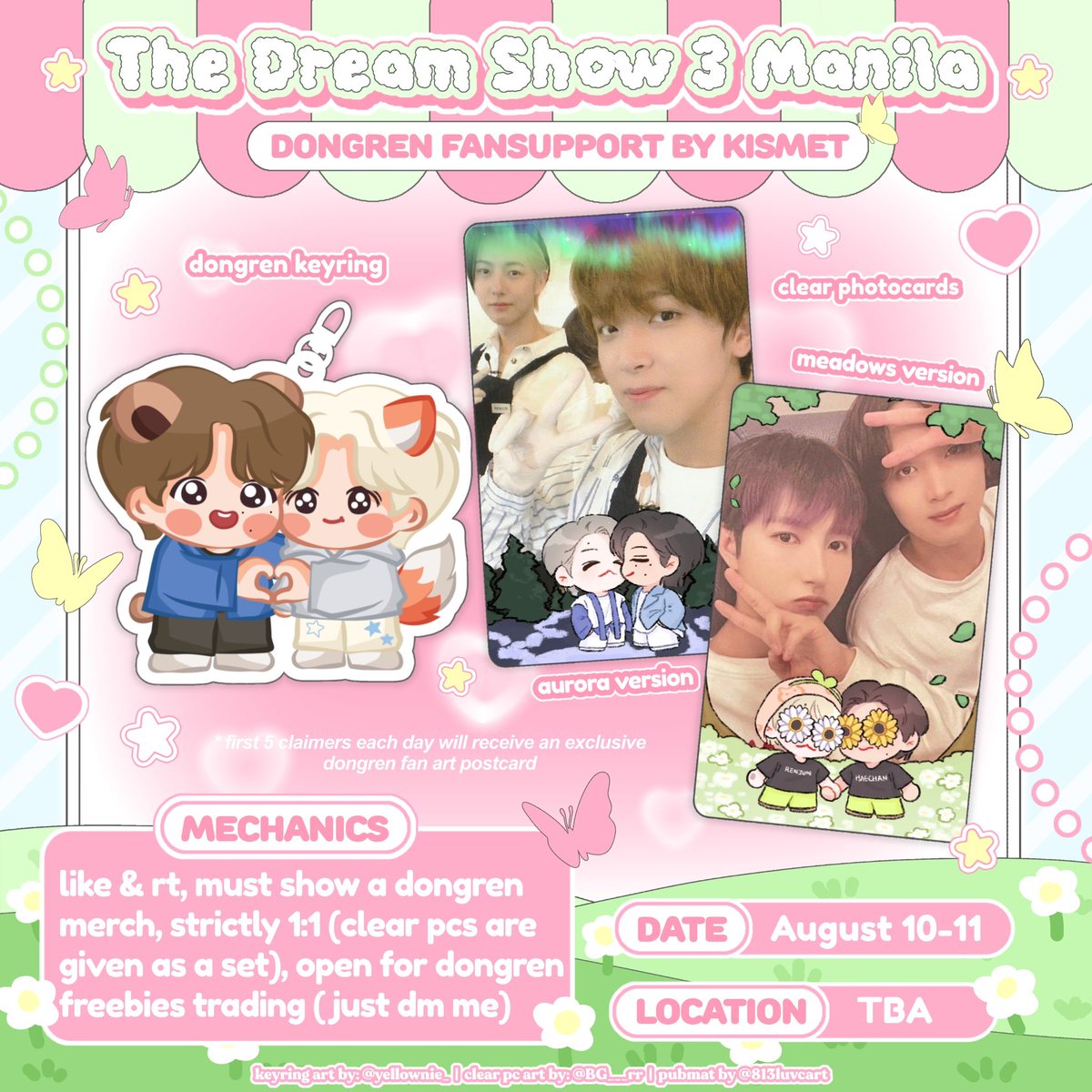 kristinacious's tweet photo. 𖣴The Dream Show 3 in Manila𖣴
𝐷𝑜𝑛𝑔𝑟𝑒𝑛 𝐹𝑎𝑛 𝑆𝑢𝑝𝑝𝑜𝑟𝑡 𝑏𝑦 𝐾𝑖𝑠𝑚𝑒𝑡

❣︎ like, rt
❣︎ must have: renhyuck unit pc, merch or bbl subs (both)
❣︎ keyring: strictly 1:1 ratio
❣︎ clear cards: 1:2 ratio
❣︎ check out this thread!

⁂ open for rh freebies trade~ https://t.co/urpvmjRxVh