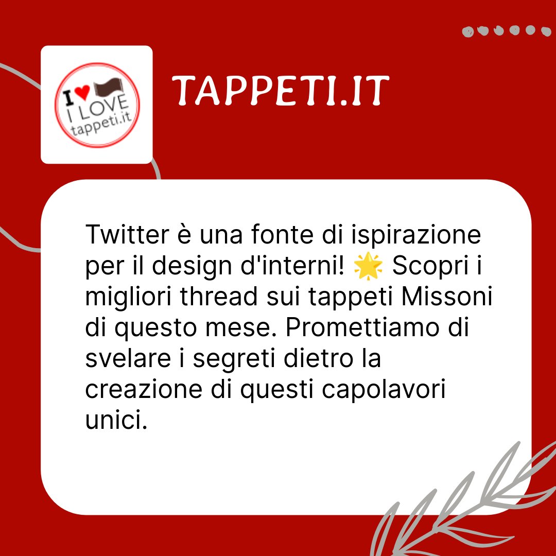 tappeti's tweet photo. I tappeti Missoni sono noti per i loro design vibranti e la qualità artigianale. Esplora come vengono realizzati questi pezzi unici e lasciati ispirare. Esplora oltre 30.000 tappeti nel catalogo online su https://t.co/gV7zq5HFSq #designinterni #artigianato #tappeti https://t.co/006GPzB9FN