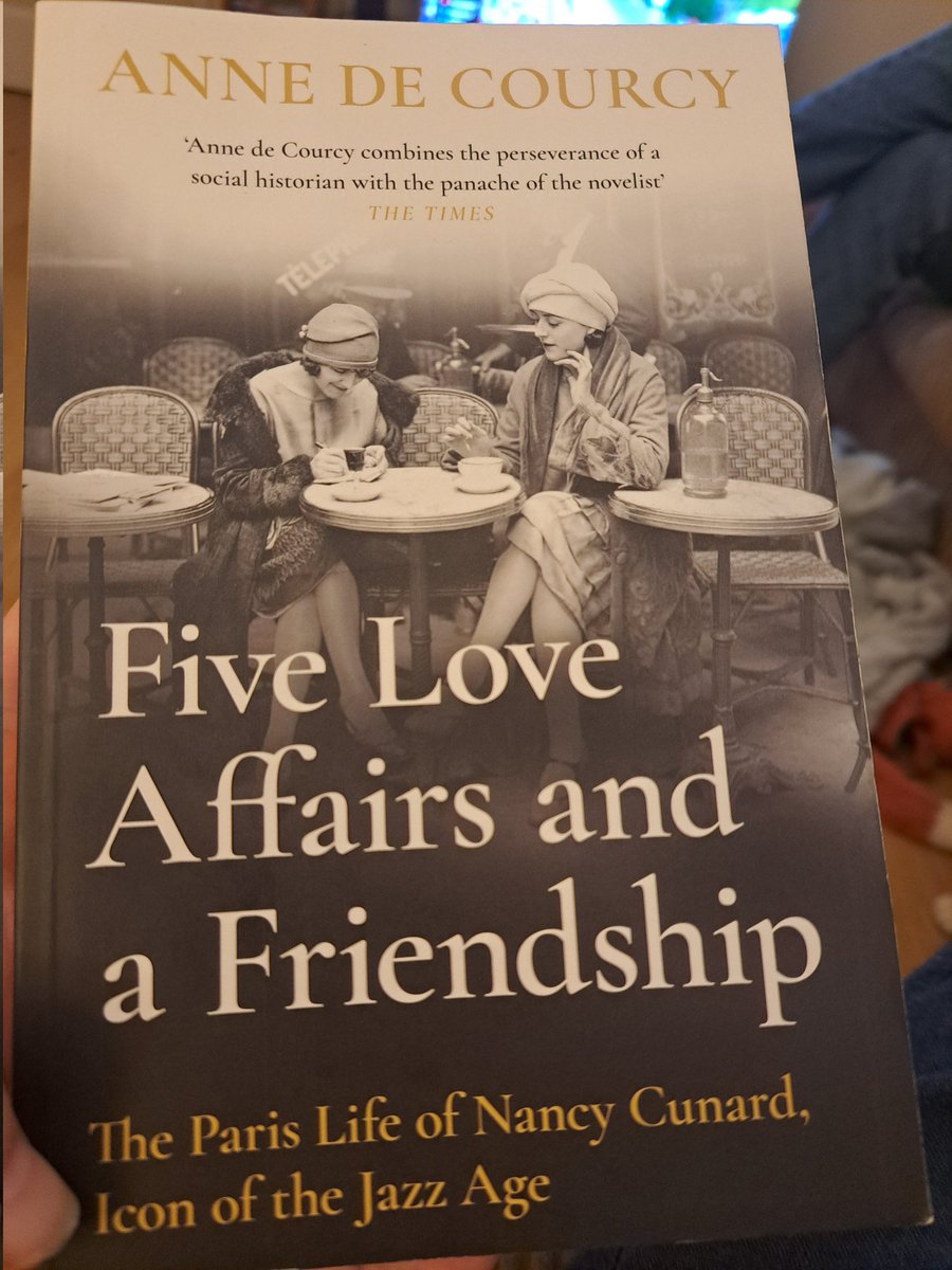 TeresaKnight2's tweet photo. Interesting read continuing my obsession with 20's/30's aristocrats and their lives! Nancy Cunard, jazz, Paris and poetry and men. Well written as usual from Anne De Courcy (we have met before) . @orionbooks #booksof24 https://t.co/6zOay2ru1A