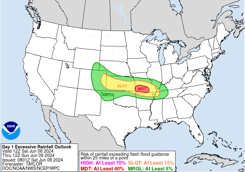 LimWeather's tweet photo. D1 WPC Excessive Rainfall Outlook
MDT risk of #FlashFlood in SW #Missouri especially the cities of #SpringfieldMO, #Joplin, #NevadaMO, #WestPlains, #LebanonMO, #Nixa, #Ozark, #Carthage, #WebbCity
#wxtwitter #wxx #severewx #Mowx #TornadoAlley https://t.co/QbtseNl6O0