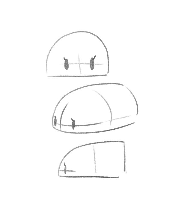 かまぼこ描くと、丸と十字より描きやすいかも知れん(個人の感想) 