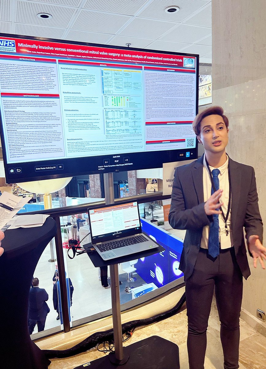 We are proud to share that one of our cardiothoracic surgery projects, comparing outcomes between minimally invasive mitral valve surgery and conventional sternotomy, was selected for presentation at the 2024 ISMICS Meeting held in Greece. 
#ISMICS2024 #cardiothoracicsurgery