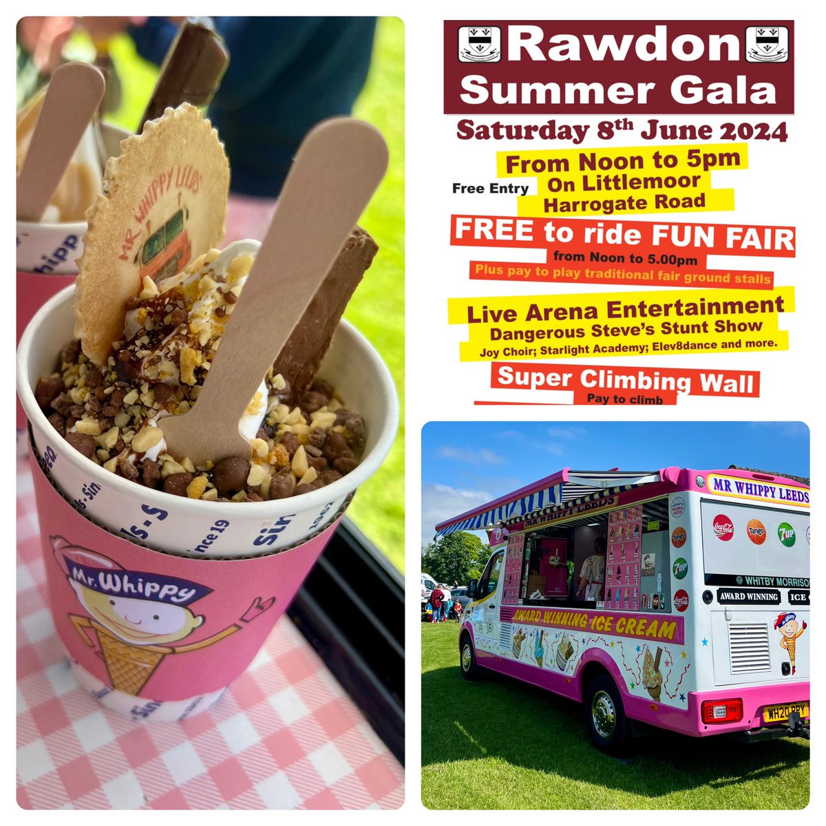 Find us at Rawdon Summer Gala today #rawdon #gala