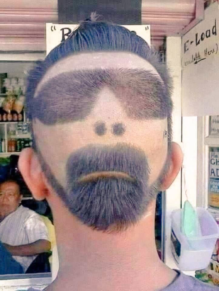 Never, I repeat Never drink with your barber before haircut!😌