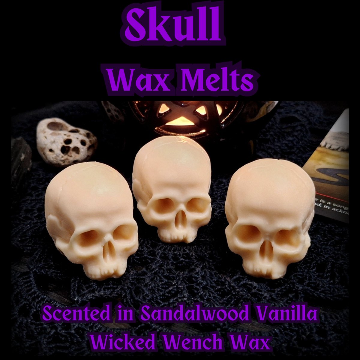 WickedWenchWax's tweet photo. Sandalwood &amp; Vanilla SKULL..... Wax Melts 
https://t.co/mfLyOQFiSh
.
 #waxmeltsuk #waxmelt #waxmelts #handmadewaxmelts #handmadegifts #wickedwenchwax #skull #skulls #sandalwood #vanilla https://t.co/IkgINZg7kX