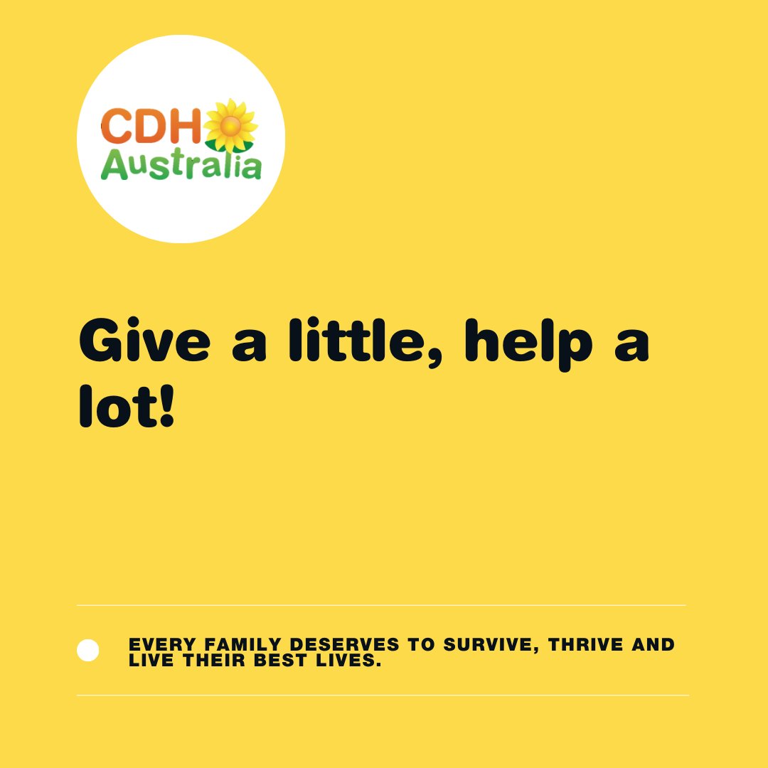 CDHAustralia's tweet photo. Donate to our EOFY appeal!
Your generosity is transformative. For 25 years, we've stood by CDH families through every twist and turn of their journey. Thank you for being a part of our community and for making hope possible for CDH families everywhere.
https://t.co/uZM6nCoJJD https://t.co/2DoaNY9hzD