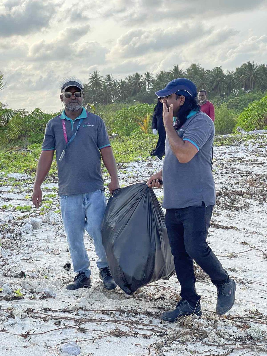 AIA_MV's tweet photo. We are pleased to participate in the cleaning event organized by  @AdduCityCouncil  and the @MFORmv in celebration of World Ocean Day.
#worldoceanday https://t.co/sN9YLdKQ8E
