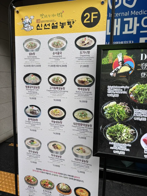 お昼ご飯は漢方が入ったソルロンタンとマンドゥで、体を中から整えてきた 