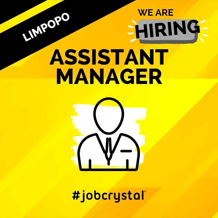 NthabelengDlam3's tweet photo. To learn more and apply, follow this link -> https://t.co/MvVlF9Icjy

#jobcrystal #employmentopportunities #nowhiring #jobseekers #jobhunt #hiringnow https://t.co/97qHZRyV6w