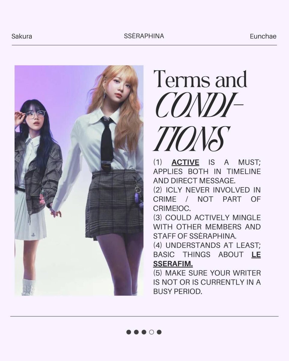 ⠀

𝗦𝗦𝗘̀𝗥𝗔𝗣𝗛𝗜𝗡𝗔 is on a Mission to
find  our  𝘚͟𝘈͟𝘒͟𝘜͟𝘙͟𝘈  and  𝘌͟𝘜͟𝘕͟𝘊͟𝘏͟𝘈͟𝘌 !

If you are interested in filling the vacant position, please fill out the following form to confirm your participation :
⮕  s.id/chae-kura

Good luck! 💘

⠀