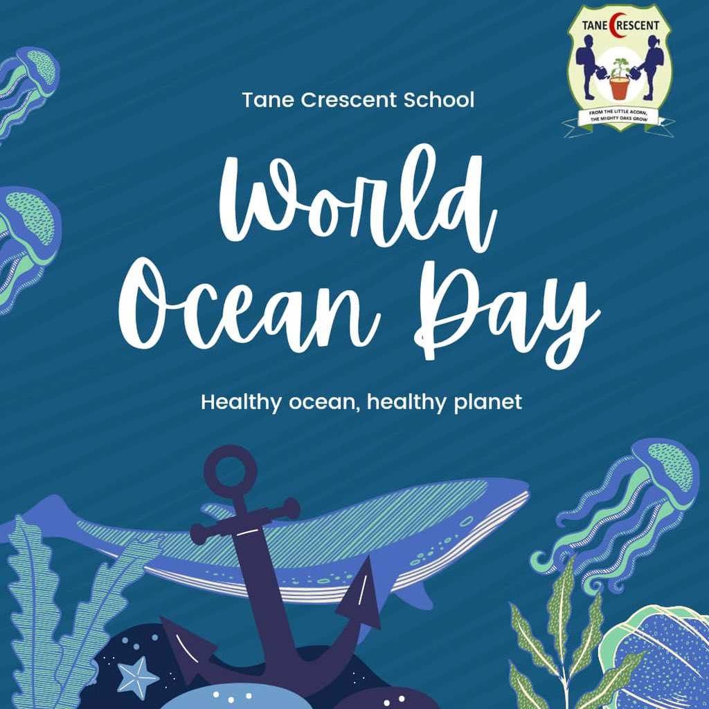 Tanecrescentsch's tweet image. Oceans are not mere bodies of water,
they are the source of life on Earth,
they are the source of oxygen for us.
Time has come to protect them and save them.Warm wishes to you on #WorldOceansDay.
#primaryschools
#childcenteredlearning #montessorrischoolinsurulere #LagosMumsOnline