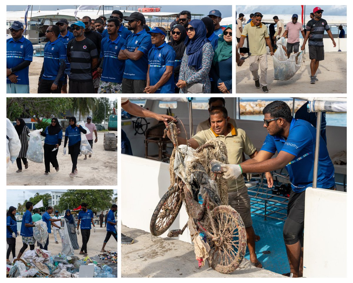 Happy World Oceans Day 2024! 🌍🌊
We’re excited to share the highlights from our impactful reef cleanup at Ehdhafushi! Our dive team, with amazing support from the community, removed debris from the lagoon and house reef. 💙