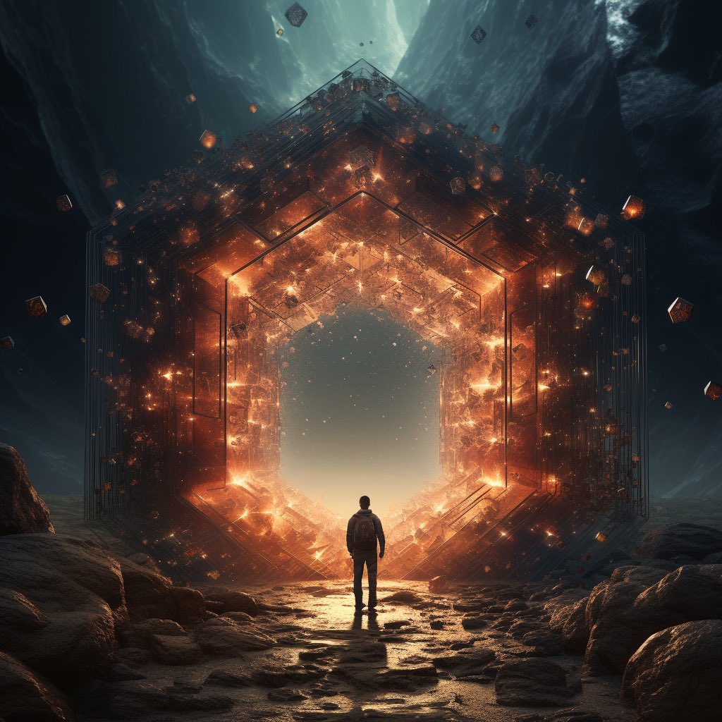 If you are Chainlink marines, I want to share you one of my favourite wallpapers that I created by Chat GPT.

I currently use the one illustrating the world covered by Chainlink hexagon. 

Such a beautiful world.

#LinkTheWorld
#Chainlink