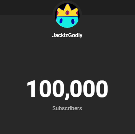 JackizGodly's tweet photo. 100 FLIPPIN THOUSAND BABY LETS GOOO

0 - 100,000 Subscribers in 16 weeks https://t.co/Tnyf30ja7A