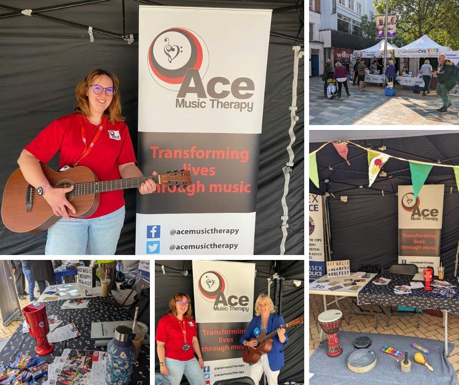 acemusictherapy's tweet photo. Rounding up #VolunteersWeek by showcasing what we got up to on Thursday! π
We were at #Volfest hosted by @Chelmsfordcvs talking to so many inspiring local organisations, potential partners, clients & volunteers about Music Therapy, the power of music & our focus and purpose! π€© https://t.co/1gX7DHCm0v