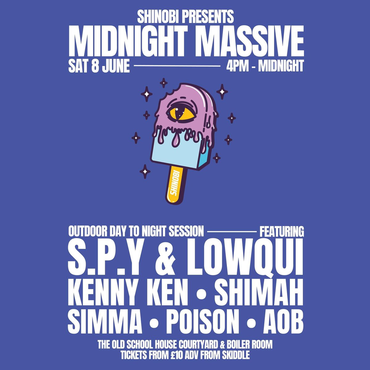 simmadub's tweet photo. Hull today for a Shinobi courtyard party!

Catch me playing 4-6pm warming up for Kenny Ken ⚡️ https://t.co/ViNj37SZfQ