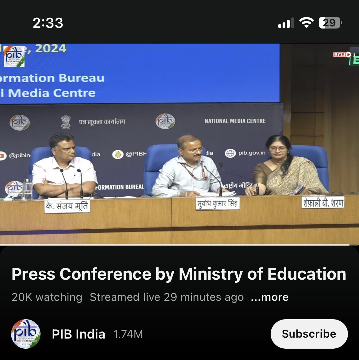 manish__aman's tweet image. I watched the whole press conference today,

Almost all the questions asked by journalists was very vague except few,

Most of them were asking the same thing which was already answered by NTA through Press Release 2 days before,

They should be more prepared!

#neet #Neet_exam