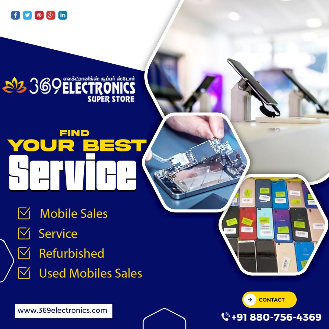 369Electronics's tweet image. 369 Electronics
📷 Find Your Best Service
📷For More Details Call us : +91 88075 64369
#mobilesales #TechDeals #pcsales #laptopdeals #gamingpc #workstation #desktopdeals #TechSales #HardwareSales #UpgradeYourPC #techdiscounts #computerservices #techsupport #itservices