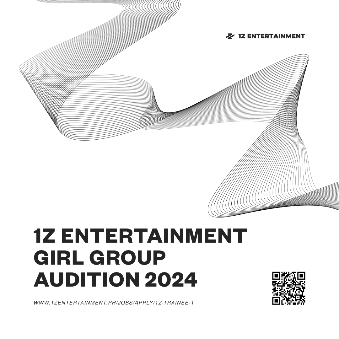 1zentertainment's tweet photo. ⚫️ 1Z ENTERTAINMENT GIRL GROUP AUDITION 2024

Be a part of 1Z Entertainment Trainees!

To apply and for more information, visit: https://t.co/PBqzLq6MjY

#1ZEntertainment #1ZGirlGroupAudition2024 #1ZTrainees https://t.co/hrMS3Pxv9J