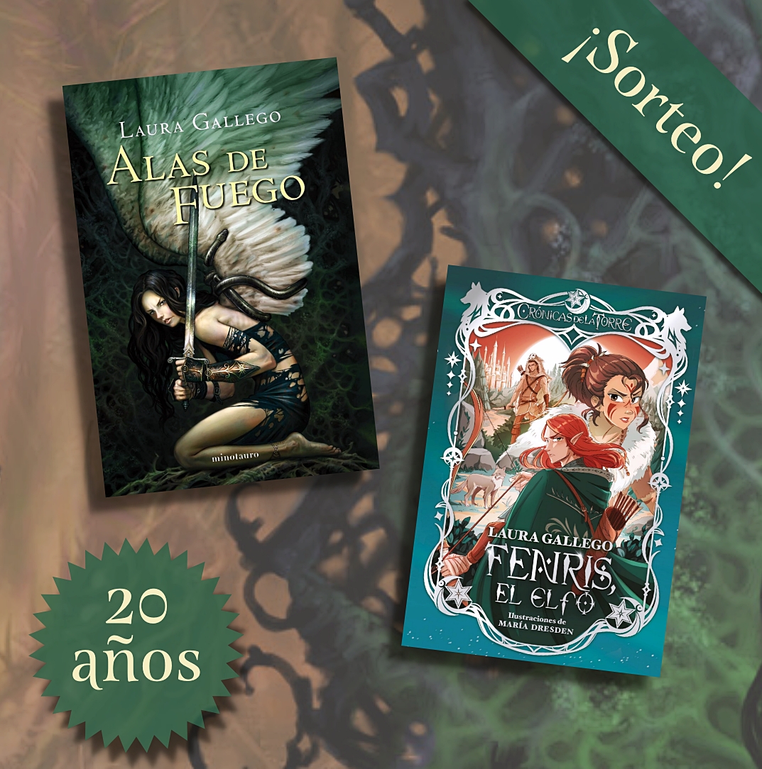 _LauraGallego's tweet image. ¡SORTEO!

Con  motivo del 20º aniversario de la publicación de FENRIS, EL ELFO y ALAS  DE FUEGO, ¡sorteamos un ejemplar dedicado de cada uno en TAPA DURA en cada una de nuestras redes sociales!

Para participar: RT + #Fenris🐺o #Ahriel👼+ menciona a tu elfo o ángel particular.