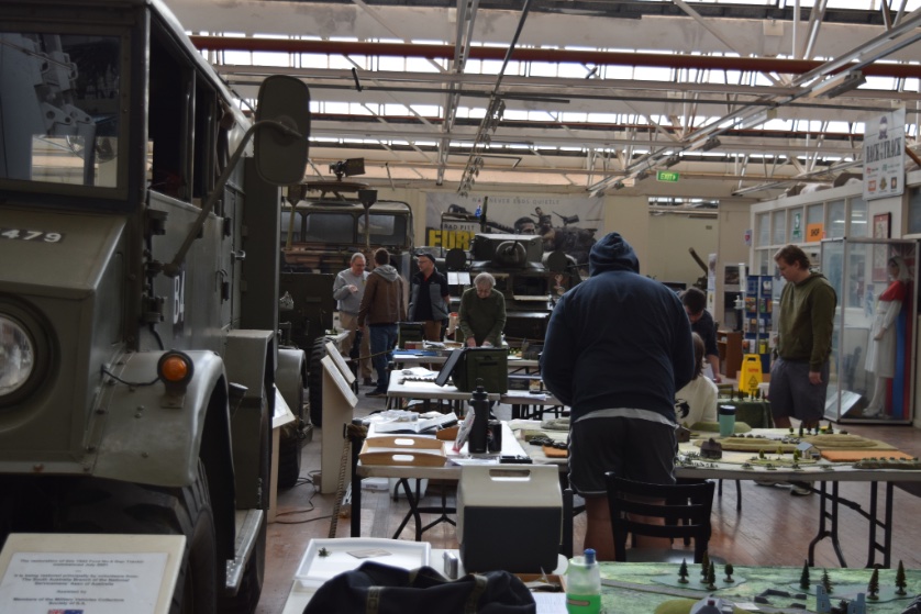 schroeder_hs's tweet photo. Attending the Group North Historical Wargames Society special “D Day - Normandy” event in national military vehicle museum, Edinburgh SA
There are 13 players and 7 tables 15mm FOW 
It’s definitely a great place to #wargame surrounded by military history vehicles &amp; armour https://t.co/M5BPNER30A