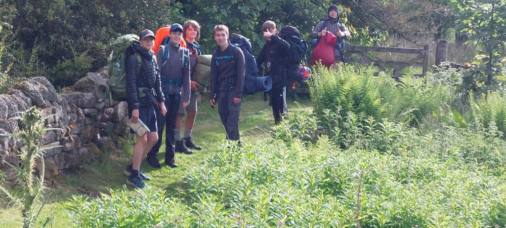 DofE_Ponthigh's tweet photo. The groups headed  up Simonside   for their last walk of their practice expedition. https://t.co/nvj31IcUTs
