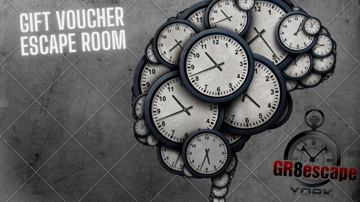 A busy schedule should never get in your way! All our Vouchers dated 12 months from purchase - Giving your friends and family plenty of time to book your escape in York. 
gr8escapeyork.co.uk
BOOK NOW !