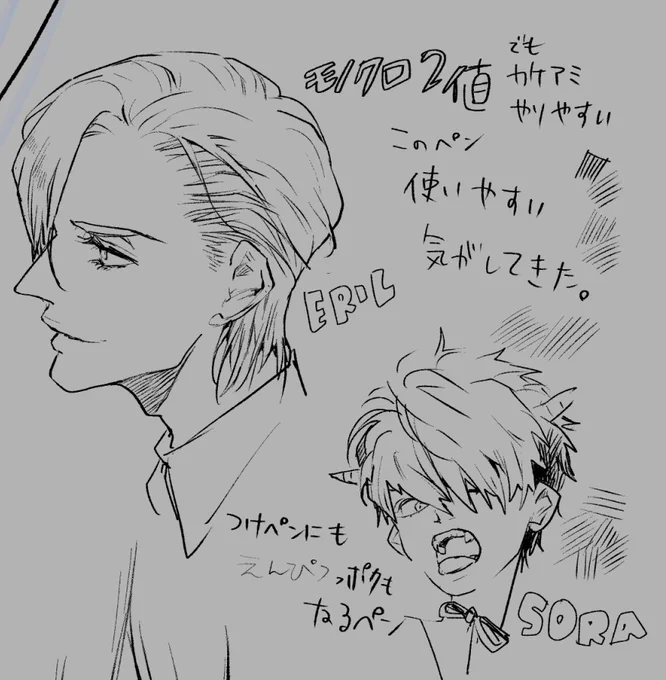 どさくさにリクされたのでエリル〜〜〜とついでにソラくん
明日ソラくん誕生日だっ(ロックの日 