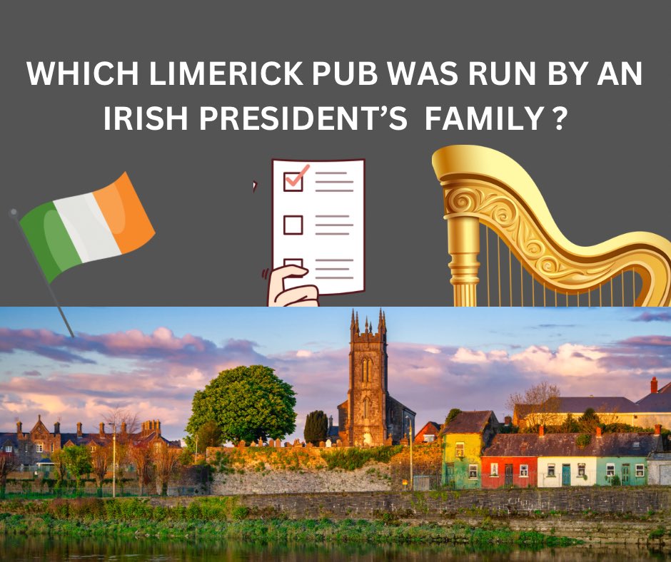 DSLimerick's tweet photo. Do you know which Limerick pub was run by an Irish President’s family? Find out this and more in this fab book of nostalgia written by Dr Paul O’Brien & William Banks! Be sure to reserve your copy now!
Buy at https://t.co/BeQ77fSO9M
#LimerickPubs #LimerickHistory @FearStairLmk https://t.co/1FYb9wFabO