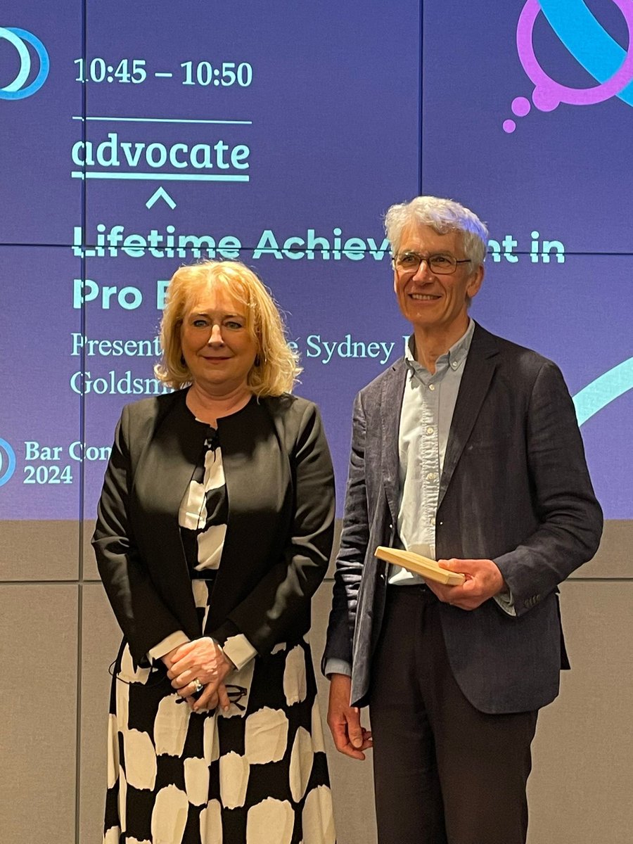 🏆 Congratulations to the 'stand out winner' Christopher Naish of @magdalenlawyers - your work has had a huge positive impact on so many.