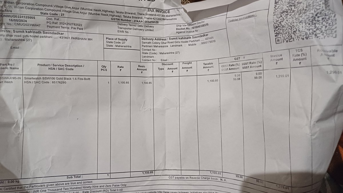 SumitSaundadka2's tweet photo. @fireboltt__ hey globally number 2 claimed brand I got damaged watch from your side and your backend team working on it since 1947 ....my ticket number is 3000511 please take this watch gift to dhoni ,atleast he will understand my pain...fake company fake team fake backend team https://t.co/9em80fsbtX