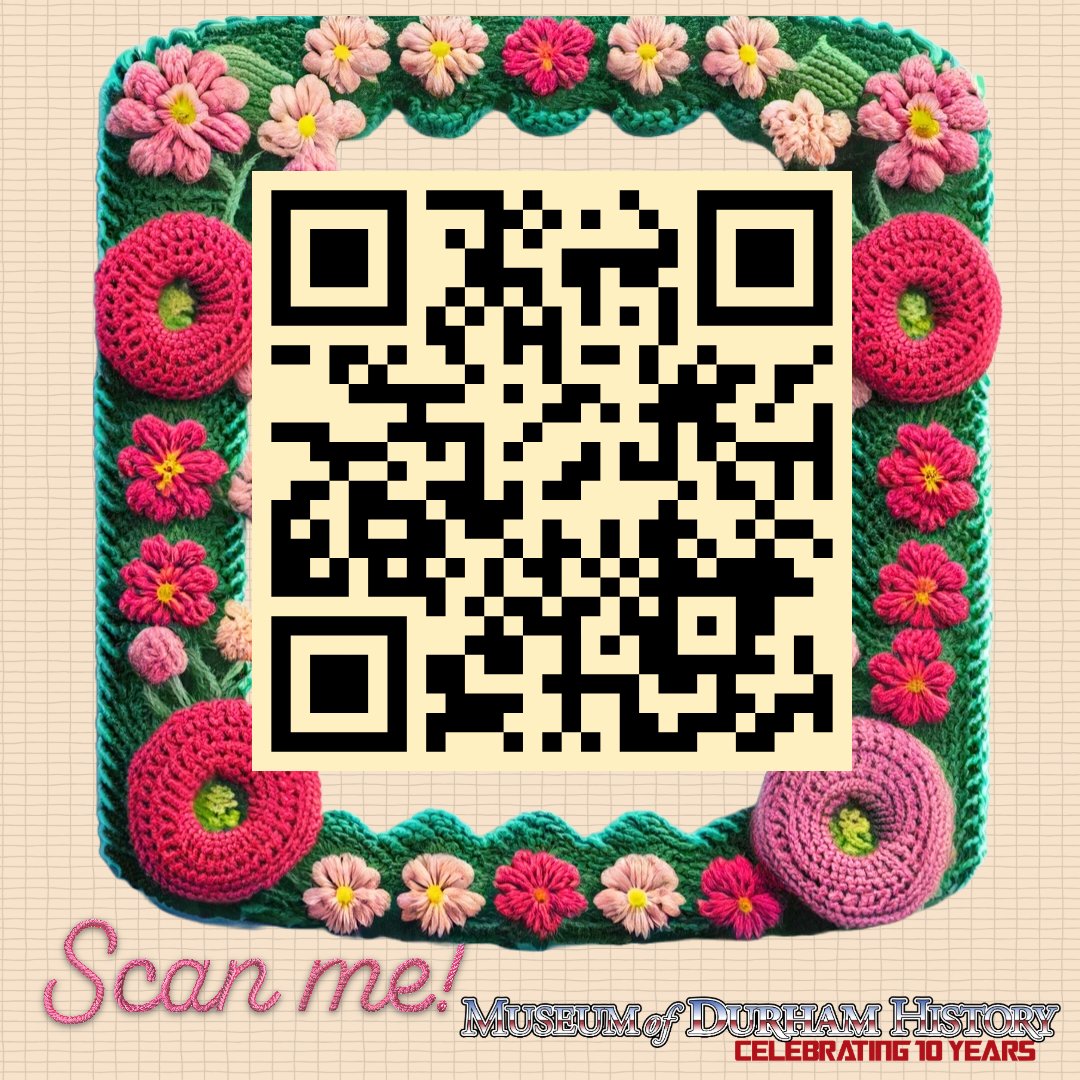 DurhamHistory's tweet photo. Scan the QR code to listen to the story of the VHS tape that would guarantee you an A in History made by "Stranger Things" creators The Duffer Brothers at Jordan High School #strangertimes #Netflix #jordanhighschooldurham https://t.co/IJsmSOno5O