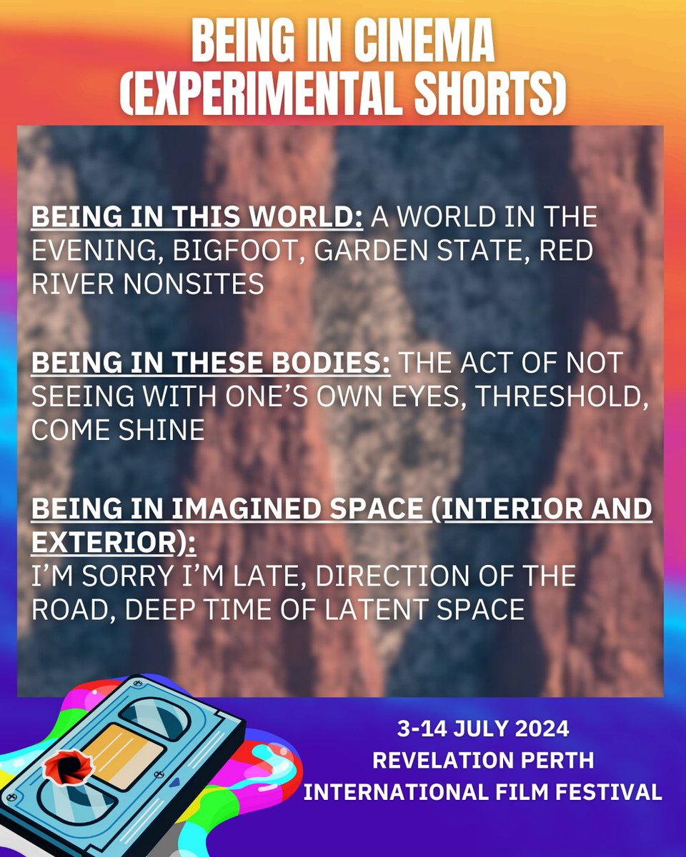 Rev_Film_Fest's tweet image. 🎥 Love experimental films? Don’t miss the BEING IN CINEMA showcase! 🌟 Embark on a journey through three different paths. 🎟️ revelationfilmfest.org

#ExperimentalFilms