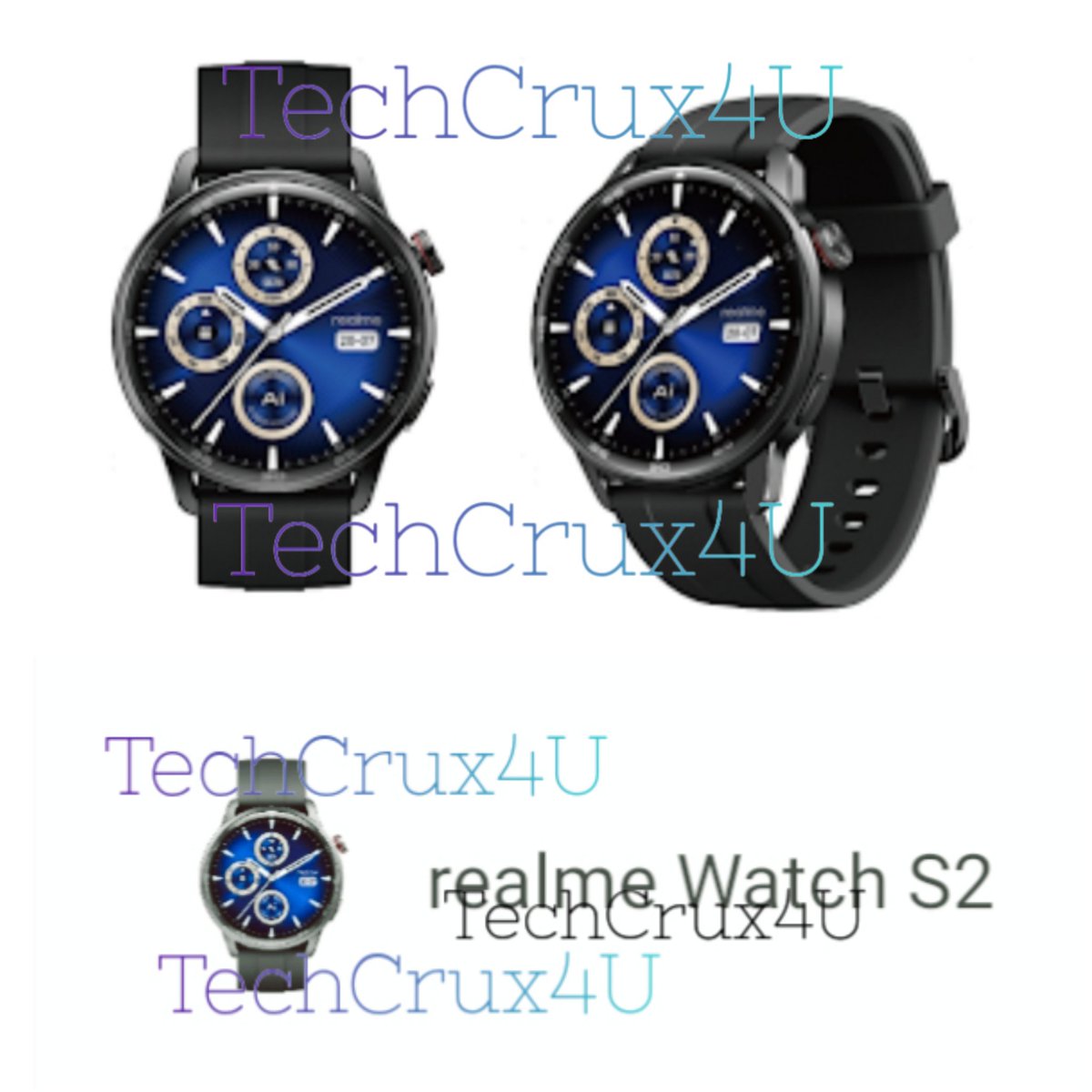 TechCrux4U's tweet photo. Here's the upcoming #realmeWatchS2 โ 2nd generation round dial โ in the #realmeWatchS series line-up with #realmelink app support ๐
#realmeWatchS2
#TechCrux4U
#TechExclusive #realme https://t.co/ZXh70k6b3P