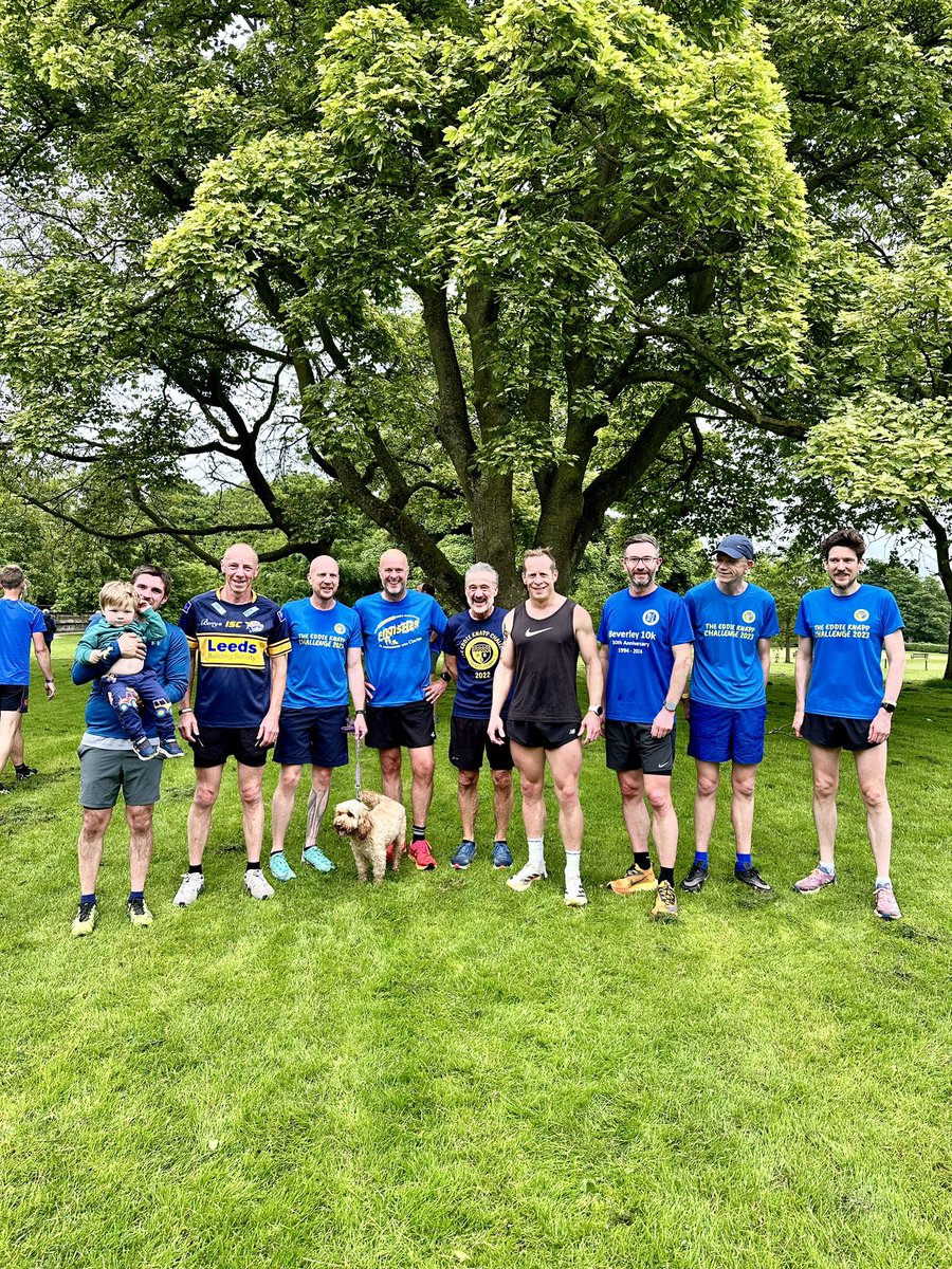 Progradar's tweet photo. Sewerby parkrun commemorating the life of Rob Burrow with a show of blue and yellow, steady 23 minutes as I’m racing tomorrow 😊🏃♂️ #forRob #robburrow7 #mndawareness @RunComPod #yourweekendruns https://t.co/lUS8GJfNKe