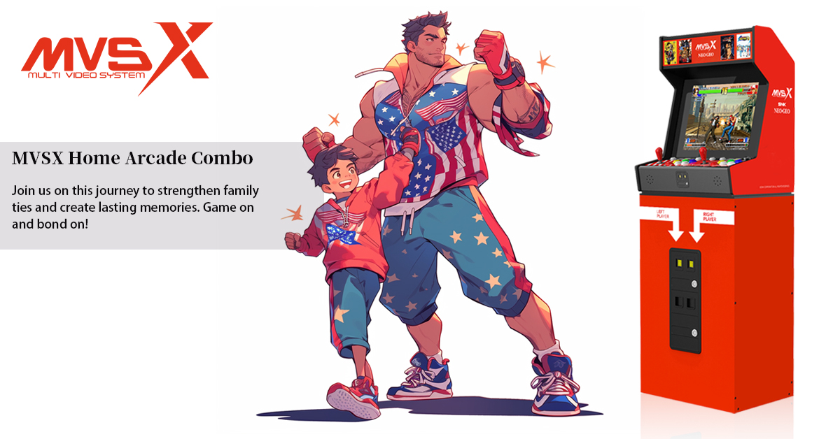 MVSXHOMEARCADE's tweet photo. It's weekend time again! Let's team up for a tournament. Join the SNK MVSX community and share the joy of gaming with family.  #FamilyGaming #SNKMVSX #JoyfulMoments #homearcade #classicconsole #KOF #GAMINGSTATION #RetroArcade #MVSMINI #SNKMVSX #NEOGEOGAMES #UNICO #ARCADEGAMES😄 https://t.co/mzVaCE95cU