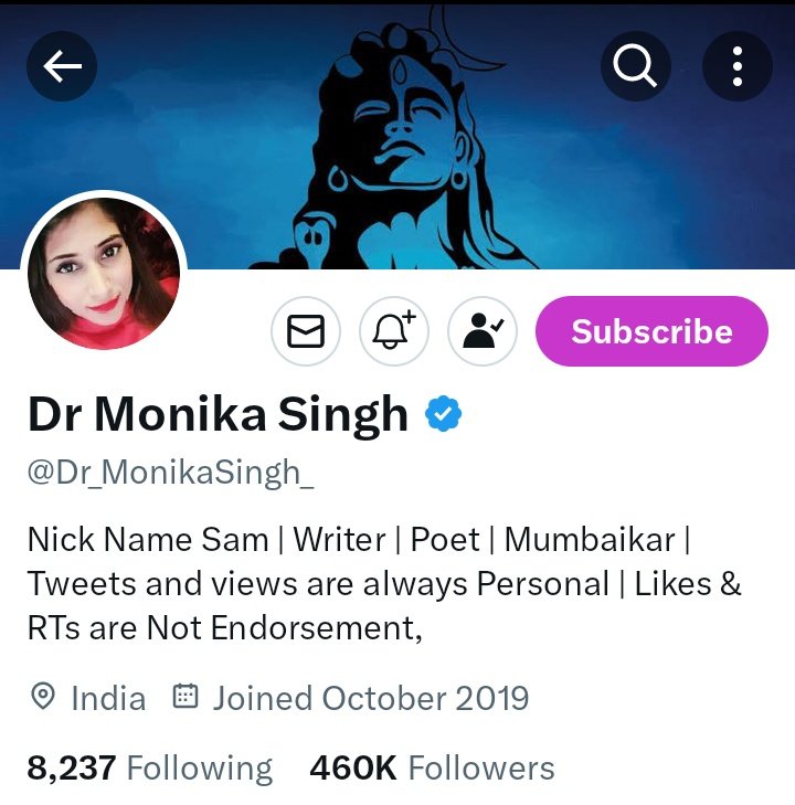 RajuupmanINC's tweet photo. @Dr_MonikaSingh_ जी
#460K Followers बनने की हार्दिक शुभकामनाएं 🎉💐आप सभी का साथ हमेशा ऐसा ही मिलता रहे ! https://t.co/btNRAMxjtq
