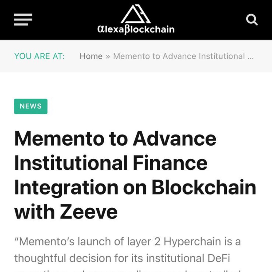 ConfianceComm's tweet photo. Zeeve RaaS and Memento unite to unveil the ZkSync L2 Hyperchain, revolutionizing institutional finance within Zeeve's ecosystem. 
@0xZeeve @YourStoryCo @AlexaBlockchain @Cryptoreporter3 https://t.co/PLjDS1lWfa