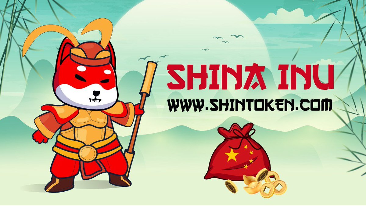 ShinTokenETH's tweet image. $Shin ready to bark its way upto the moon 🐕🇨🇳