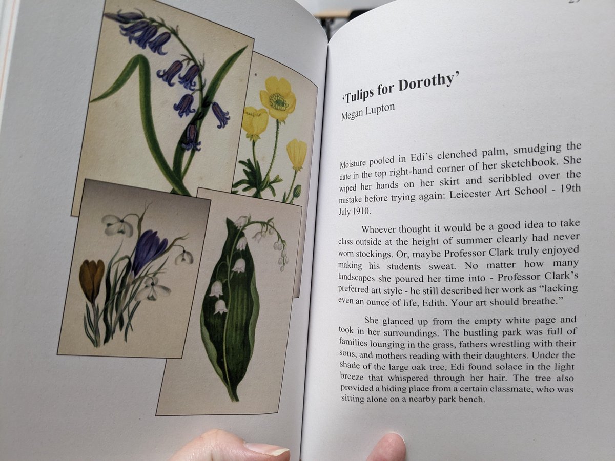 DMUSpecialColls's tweet photo. Lovely to meet some of our contributors! Megan Lupton @meganluptonwrites contributed a beautiful story about a student at the Leicester School of Art struggling with drawing until the right inspiration strikes https://t.co/M16ETbDmpf