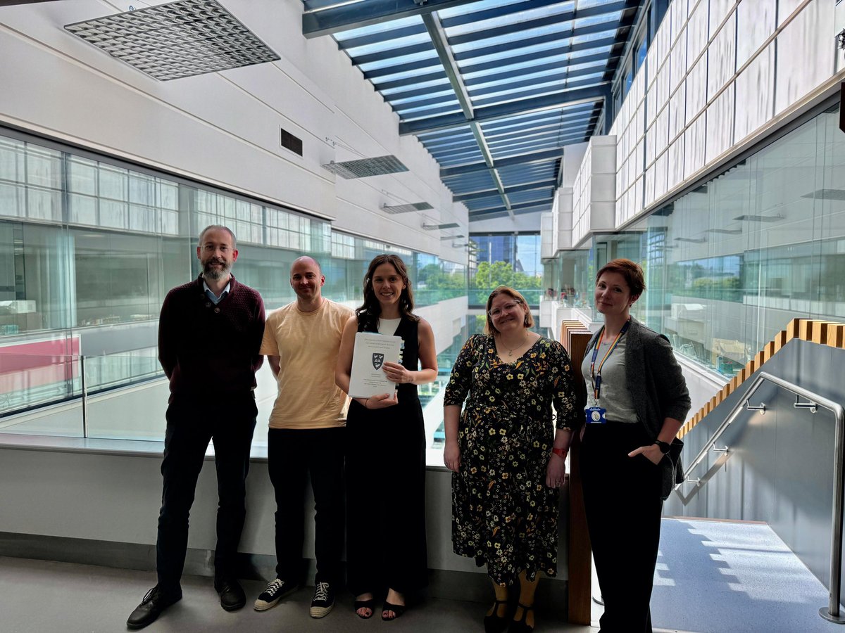 Anna Slater (she/her) (@annagslater) on Twitter photo Many congratulations to <a href="/chem_pat/">Patrycja</a>, the brains behind our non-thermal plasma projects, for passing her PhD viva yesterday! Thanks to <a href="/AndreaLaybourn/">Dr Andrea Laybourn @andrealaybourn.bsky.social</a> & @ThatJoeForth for examining and <a href="/TimEasun/">Timothy Easun</a> & James Walsh for co-supervision. We’re all very proud ⭐️ Many congratulations to <a href="/chem_pat/">Patrycja</a>, the brains behind our non-thermal plasma projects, for passing her PhD viva yesterday! Thanks to <a href="/AndreaLaybourn/">Dr Andrea Laybourn @andrealaybourn.bsky.social</a> & @ThatJoeForth for examining and <a href="/TimEasun/">Timothy Easun</a> & James Walsh for co-supervision. We’re all very proud ⭐️