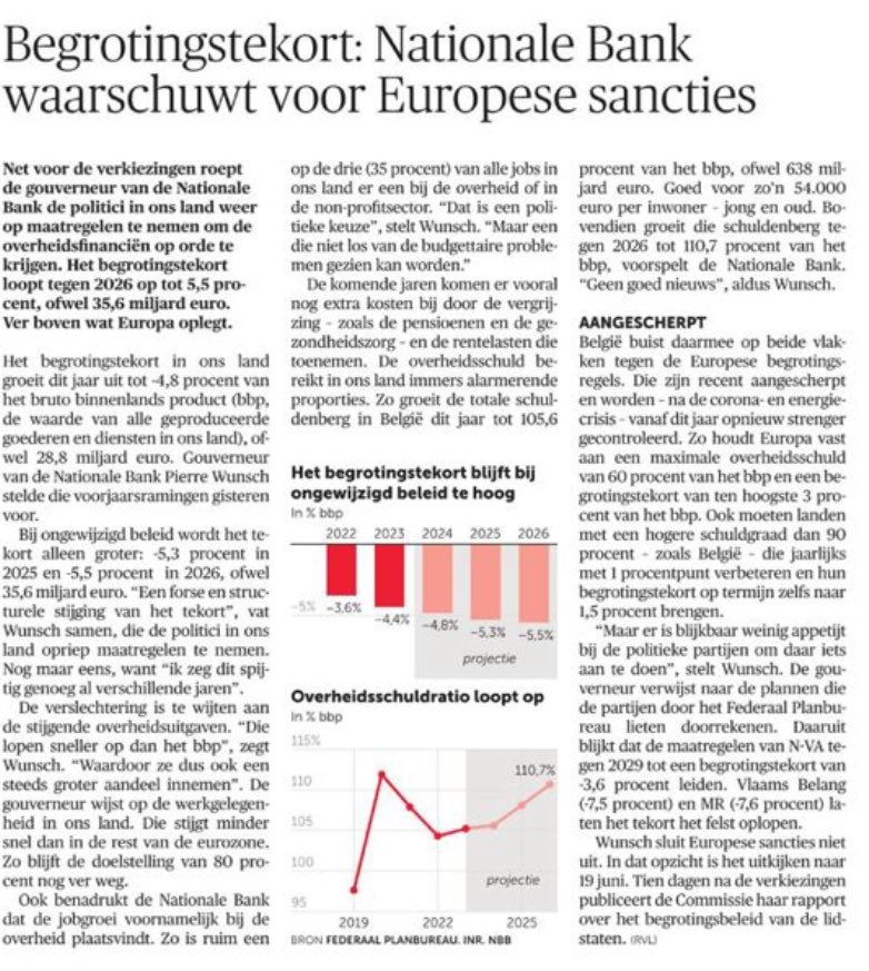 Hier draait het morgen om. Hopelijk wordt er gestemd met dit in het achterhoofd.

Hopelijk beseft iedereen ook dat alles wat beloofd wordt in deze context wordt beloofd. Kies dus voor realisme (of kom achteraf niet klagen dat politici niet doen wat ze beloofden).

✌️