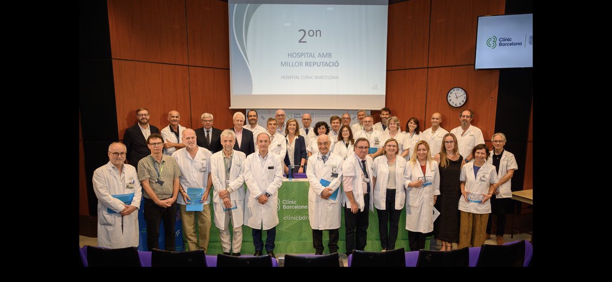 Ana García Álvarez (@anagarcalvarez2) on Twitter photo Nou reconeixement pel nostre servei de cardiologia del <a href="/hospitalclinic/">Hospital Clínic</a> , 3r millor servei d’Espanya i primer de Catalunya segons #MRS <a href="/mercoranking/">Merco</a> . Felicitats equipàs! <a href="/msitges/">Mar Perez</a> <a href="/randreariba_rut/">Rut Andrea</a> <a href="/CarlesFalces/">Carles Falces</a> @mfarrero <a href="/freixa_xavier/">Xavier Freixa</a> <a href="/AnderRegueiro/">Ander Regueiro</a> <a href="/lsanchisruiz/">Laura Sanchis</a> Nou reconeixement pel nostre servei de cardiologia del <a href="/hospitalclinic/">Hospital Clínic</a> , 3r millor servei d’Espanya i primer de Catalunya segons #MRS <a href="/mercoranking/">Merco</a> . Felicitats equipàs! <a href="/msitges/">Mar Perez</a> <a href="/randreariba_rut/">Rut Andrea</a> <a href="/CarlesFalces/">Carles Falces</a> @mfarrero <a href="/freixa_xavier/">Xavier Freixa</a> <a href="/AnderRegueiro/">Ander Regueiro</a> <a href="/lsanchisruiz/">Laura Sanchis</a>
