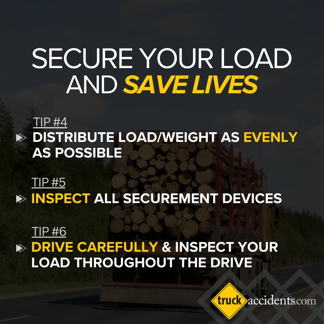 TruckSafetyFirm's tweet image. Would I feel my family was safe if they were driving behind me?! ❣️

This is a question to always ask yourself when hauling any type of load. Share these facts and tips to your followers!
#Trucksafetyfirm #secureyourload #roadsafety