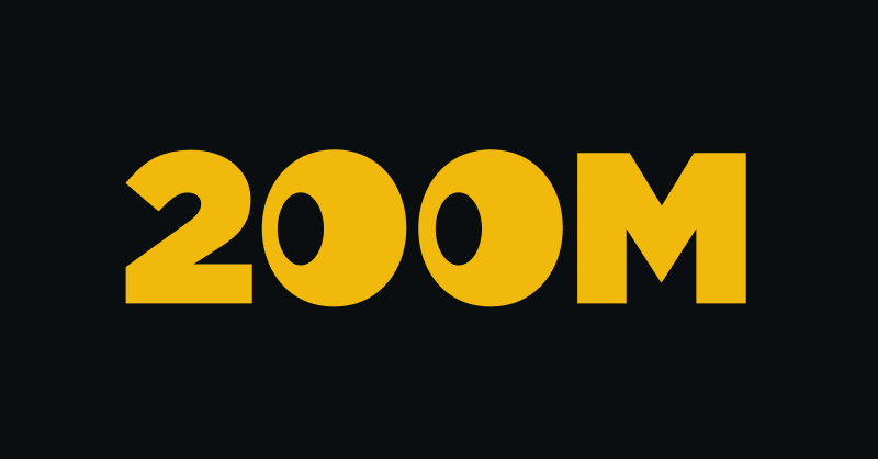 200 million users and growing – we couldn’t have done it without YOU!