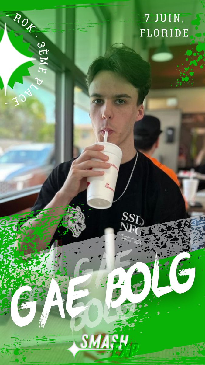 SmashExp's tweet photo. Quand Gae Bolg est dans ton bracket c'est important de t'hydrater parce que ça va être du SALE 🔥

3ème place au weekly ROK en Floride 🥉 https://t.co/pTLjgpj9hy